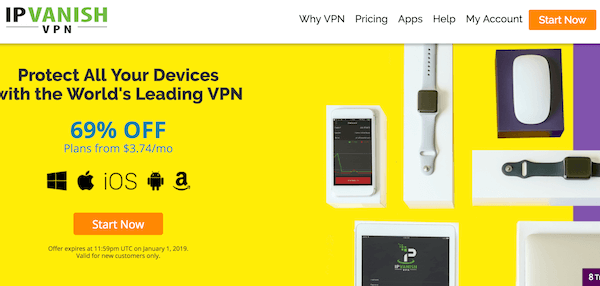 Expérience et Test du VPN IPVANISH