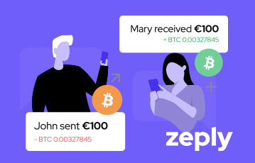 Zeply envoyer et recevoir des Bitcoins